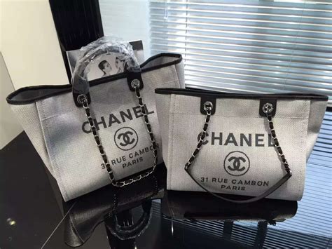 deauville replica chanel|Chanel deauville tote price.